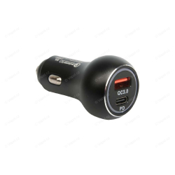 Zástrčka do zapalovače výstup 1 x USB + 1 x USB C