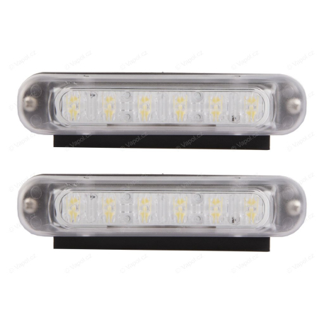 Světlo denní svícení SET (2 ks), 6xLED OSRAM, automat