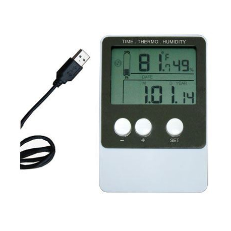 Teploměr + vlhkoměr DS102 se záznamem - USB Datalogger