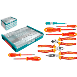 Elektrikářské nářadí, sada 9ks, industrial TOTAL-TOOLS