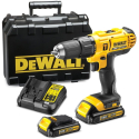 Příklepová vrtačka aku, 2x1.3Ah, 18V XR Li-Ion, DeWALT DCD776C2