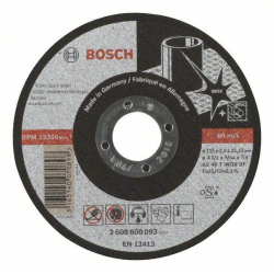 Dělicí kotouč rovný Expert for Inox - AS 46 T INOX BF, 115 mm, 2,0 mm BOSCH