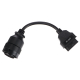 OBD-II redukce 14-pin pro vozy CAT Caterpillar MECHANIC CABLE 9 SIXTOL