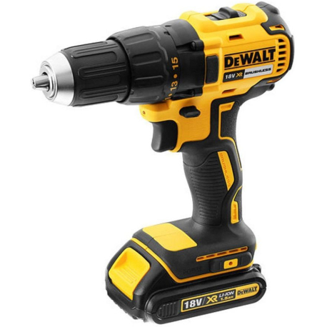 Bezuhlíková vrtačka aku, 2x1.5 Ah, 18V XR Li-Ion, DeWALT DCD777S2T