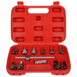 Sada na vypouštění oleje MECHANIC OIL DRAIN SET 12, Hex + čtyřhran, 12ks SIXTOL