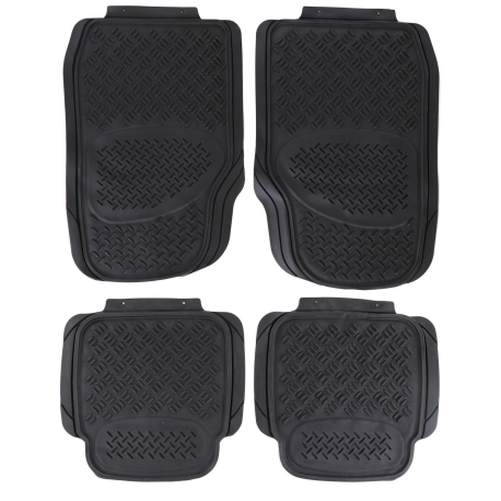 Univerzální gumové autokoberce CAR MAT UNI SET 3, komplet, 4ks SIXTOL