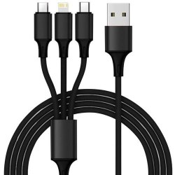 Nabíjecí kabel USB 3 v 1 Izoxis