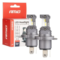 LED autožárovky HYBRID řady H4 H19 6000K Canbus 60W AMIO