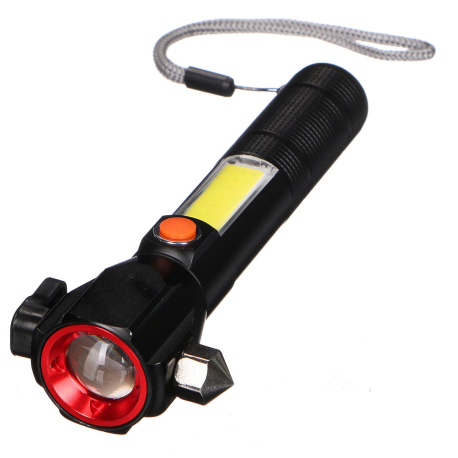 Svítilna do auta bezpečnostní s magnetem CAR LAMP SAFETY, 300 lm, COB LED, USB SIXTOL SIXTOL 62946