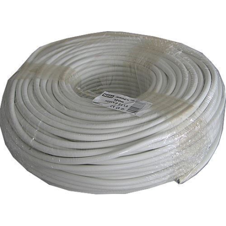 Kabel 3x1,5mm2 H05VV-F (CYSY3x1,5mm), bílý, balení 100m N285-100