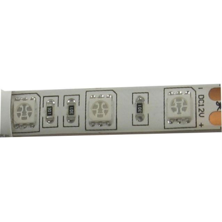 LED pásek GROW 12V 10mm plnospektrální, 60x LED5050/m, IP20, modul 5cm K038