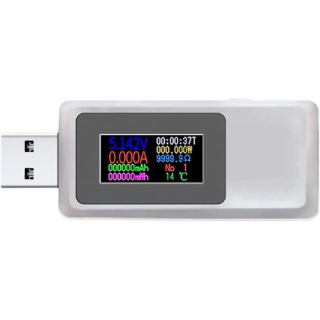 USB tester - voltmetr a ampérmetr 4-30V/0-5A DC KWS-MX19 R003E