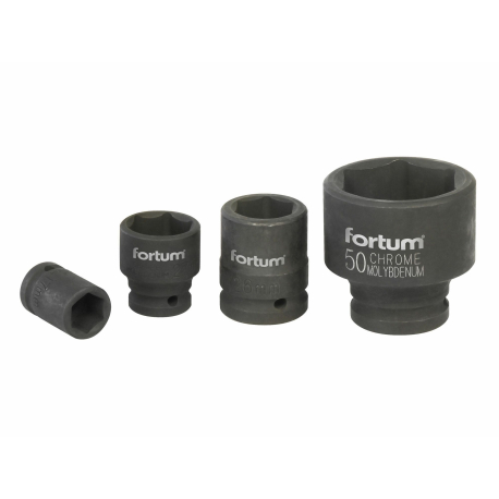 Hlavice nástrčná rázová, 3/4“, 34mm, L 57mm, CrMoV FORTUM FORTUM 2243