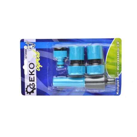 Hadicový set 4ks, pro 3/4", plast GEKO GEKO 46409