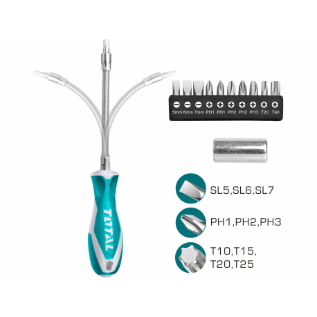 Šroubovák s hroty, sada 12ks TOTAL-TOOLS TOTAL-TOOLS 59959