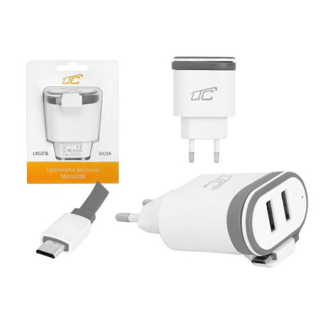 Napáječ, síťový adaptér USB 5V/2A, LTC, micro USB G702G