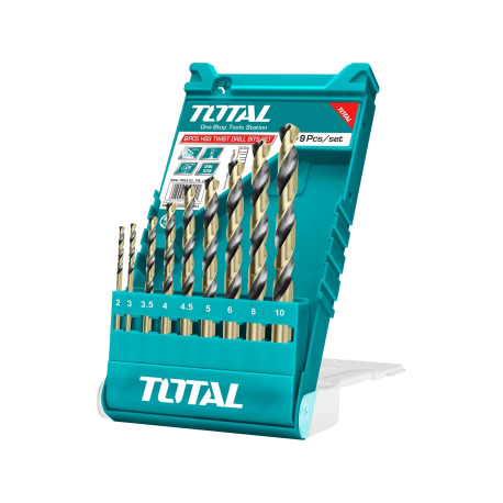 Vrtáky do kovu, sada 9ks, HSS, HSS TOTAL TOOLS TOTAL TOOLS 61600